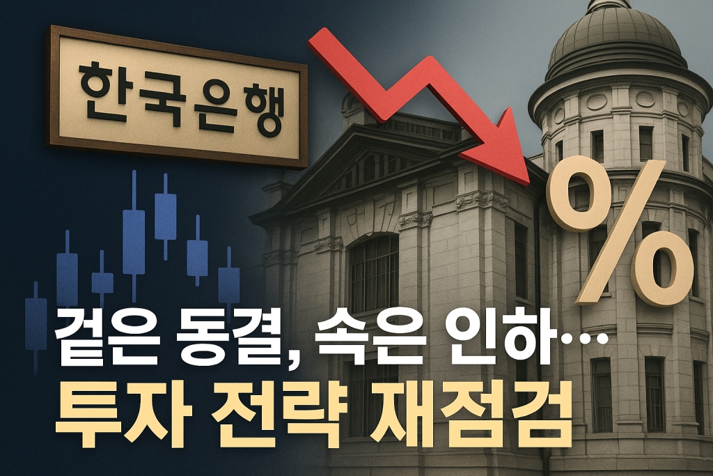 한국은행 금리 동결, 금리 인하 전망