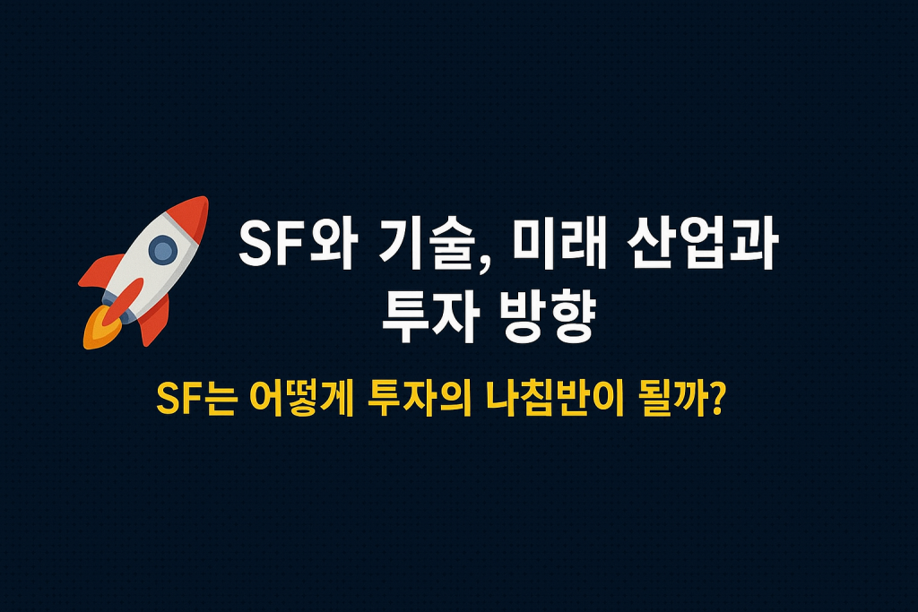 SF와 기술, 미래 산업과 투자 방향: SF는 어떻게 투자의 나침반이 될까? 2025년 1 SF와 기술, 미래 산업, SF 미래 산업 투자