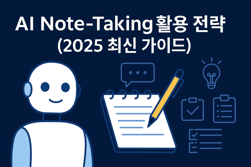 AI Note-Taking 활용법, AI 회의록 작성, AI 학습 도구