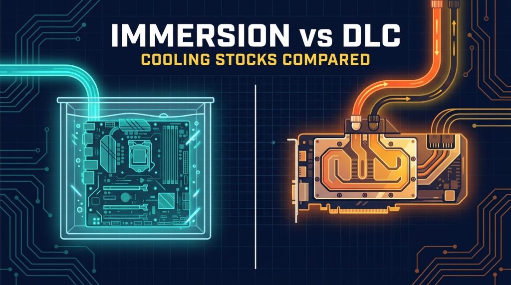 Immersion cooling vs direct liquid cooling stocks comparison cover