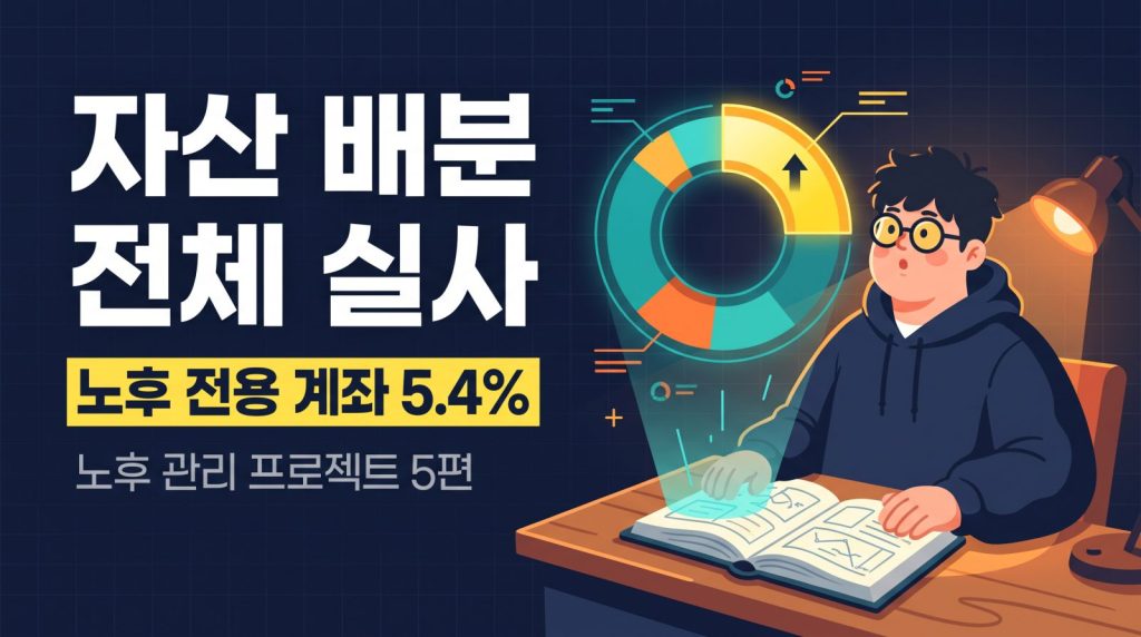 자산 배분 전체 실사 — 노후 전용 계좌 5.4% 커버 이미지