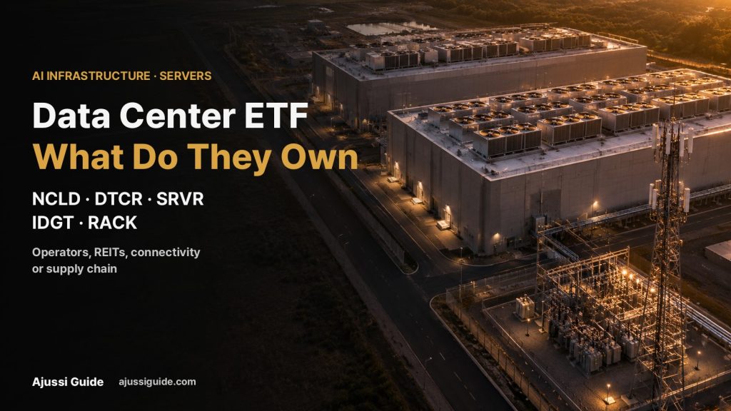 data center etf comparison ncld dtcr srvr idgt rack operators reits supply chain