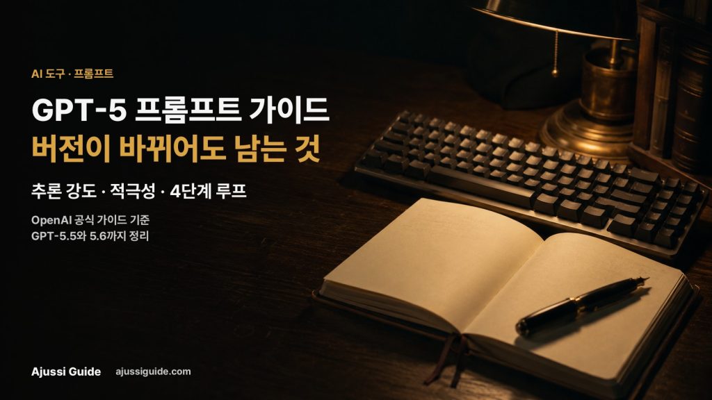 GPT-5 프롬프트 가이드 추론 강도 적극성 제어 메타프롬프팅