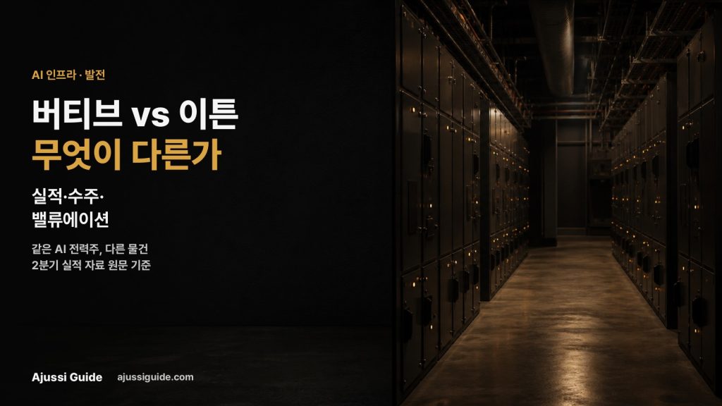 버티브 이튼 비교 실적 수주 밸류에이션