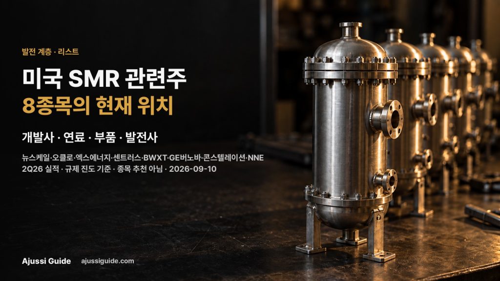 미국 smr 관련주 정리